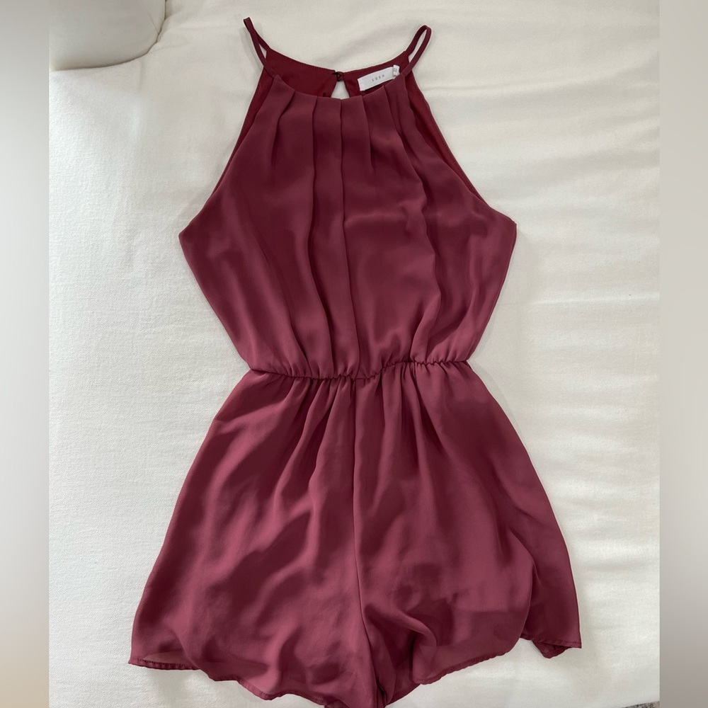 LUSH Romper Dark Pink